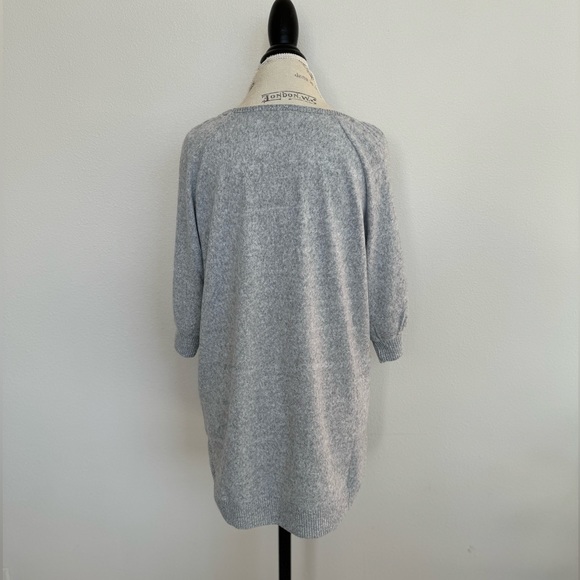 NWT! Love & Lace Womens Gray Large sweater Top Super Soft Like Cashmere shoes - Picture 7 of 14